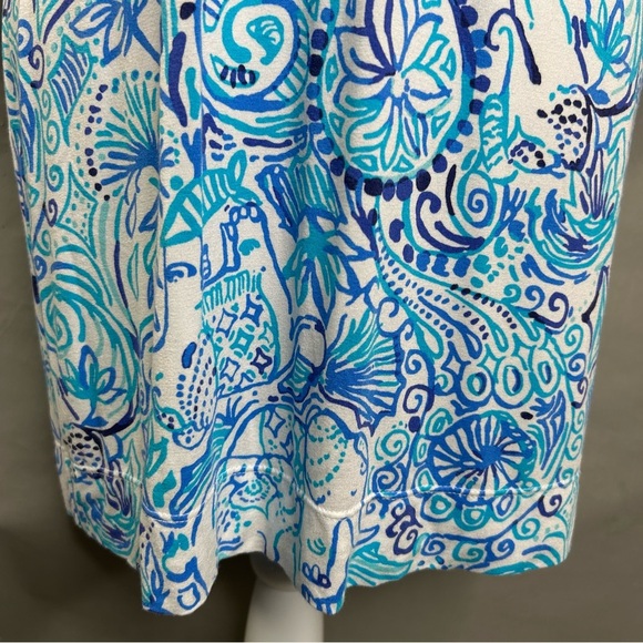 Lilly Pulitzer Blue and White Mini Dress - Picture 6 of 10